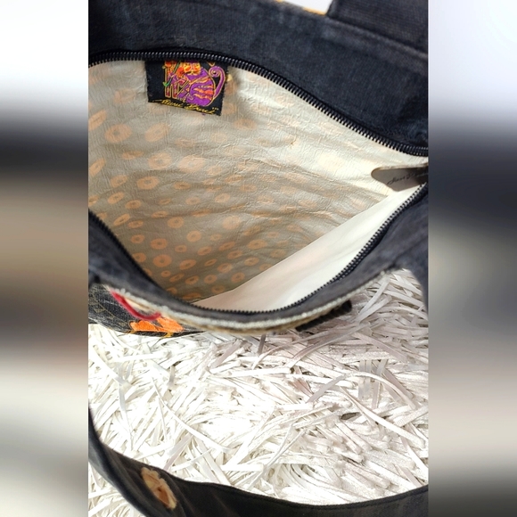 Laurel Burch Calico cat tote - Picture 3 of 4